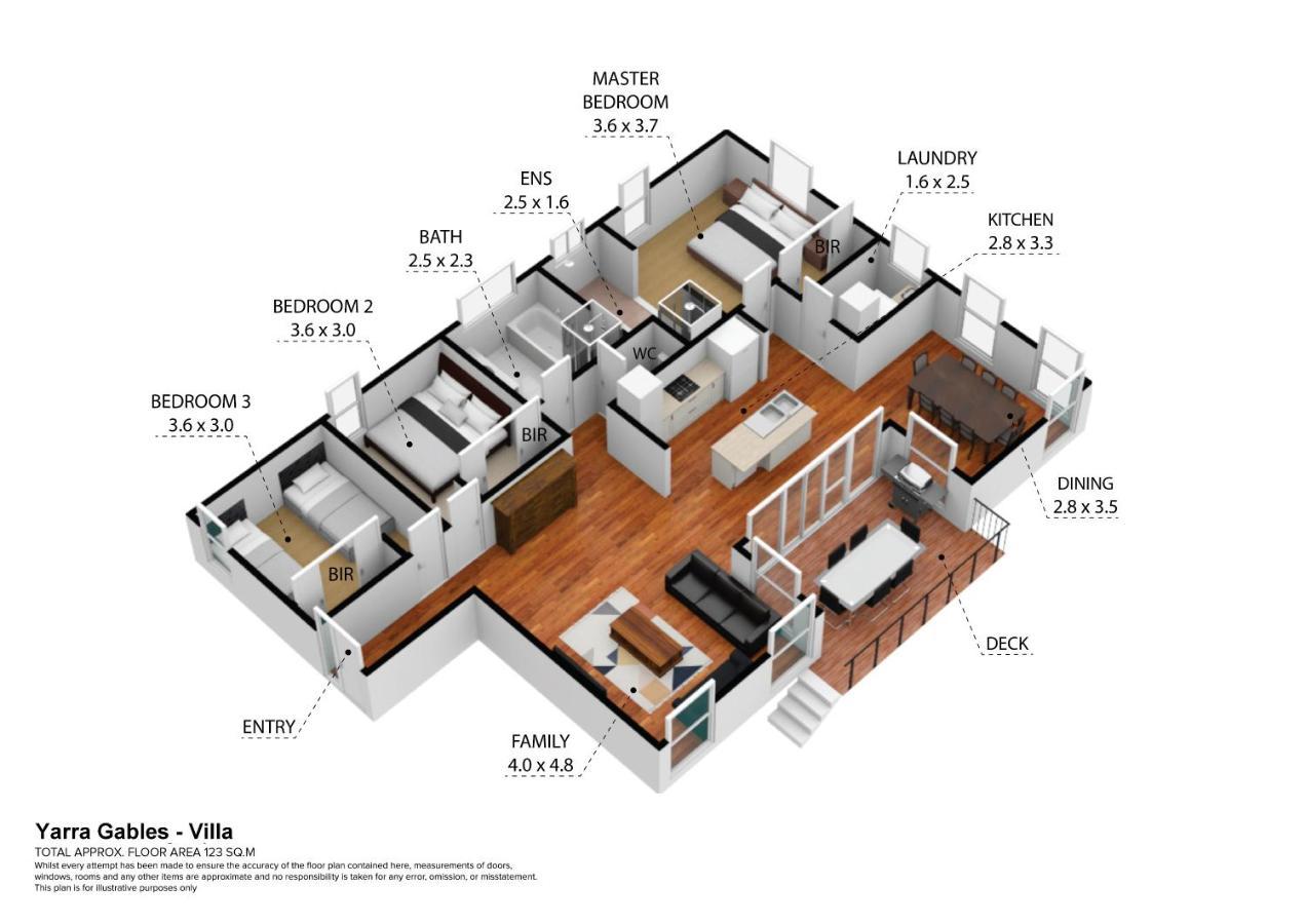 Yarra Gables Motel ฮีลส์วิลล์ ภายนอก รูปภาพ