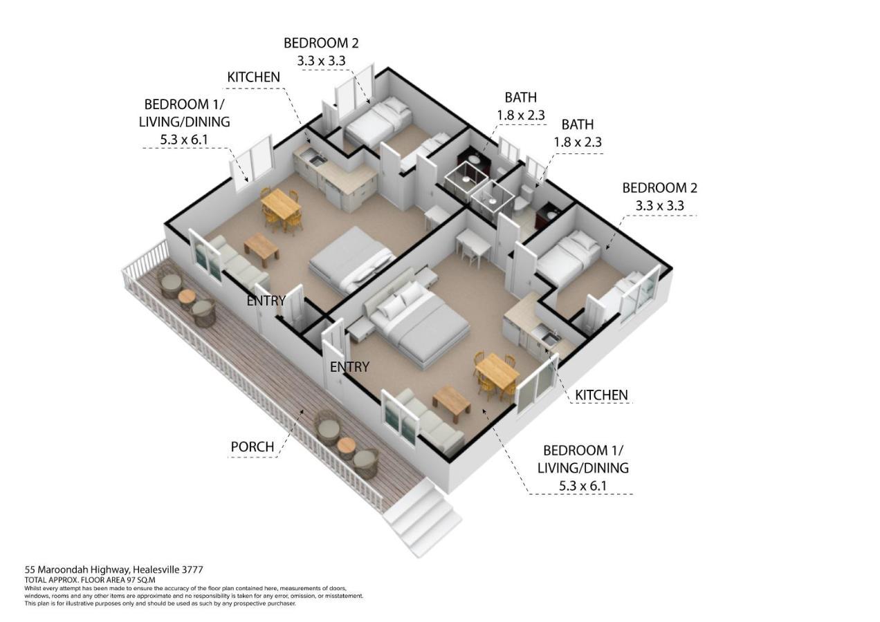Yarra Gables Motel ฮีลส์วิลล์ ภายนอก รูปภาพ